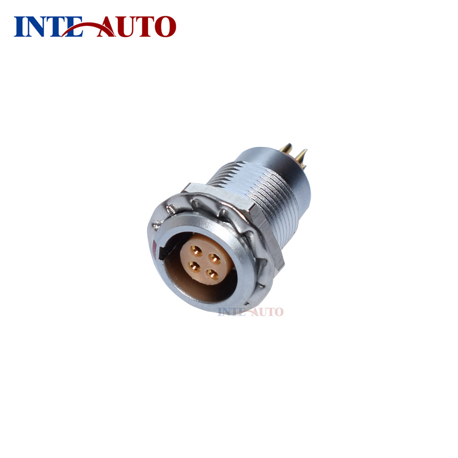 ODU Similar Circular 4 Pins Push Pull Female Connector