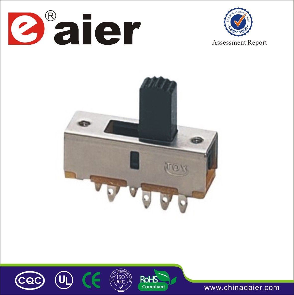 Mini DIP on off Slide Switch (SS23F02)