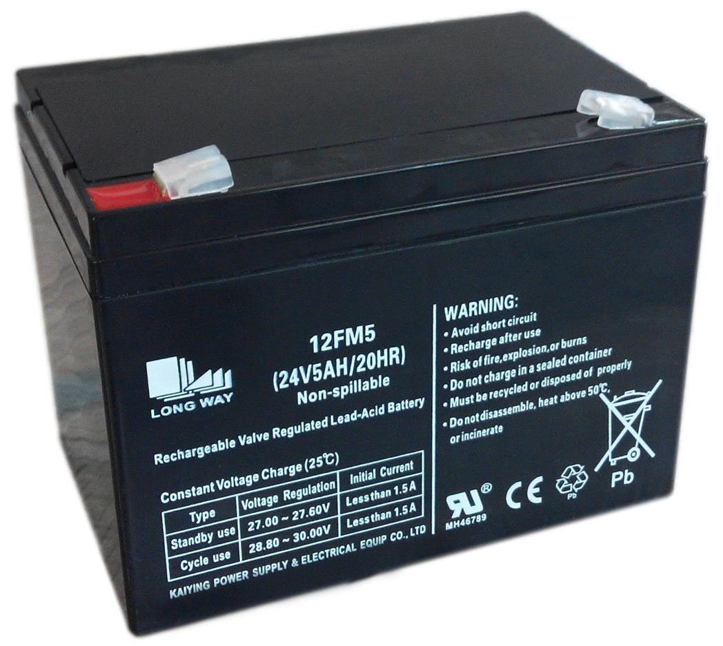 24V5ah@20hr Electrical Battery for Backup System