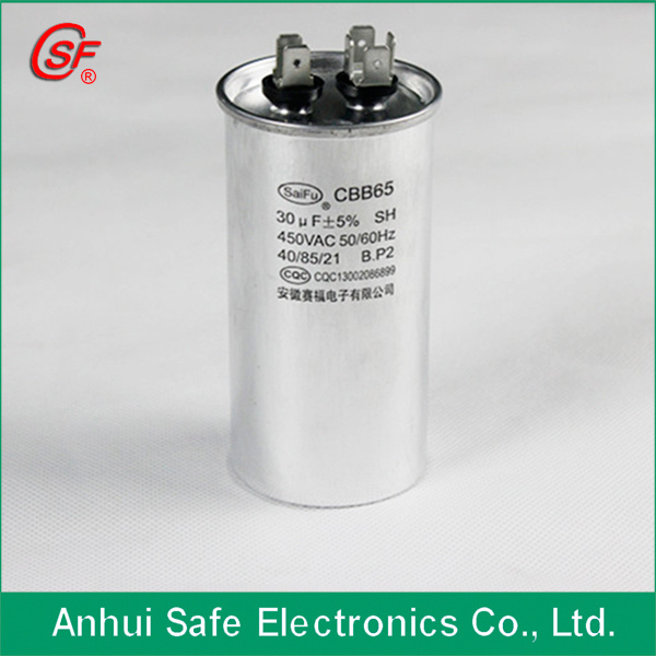 Cbb65 AC Motor Polypropylene Film Capacitor