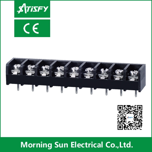 Barrier Terminal Block 9 Way Without Cover 9.50mm Pitch