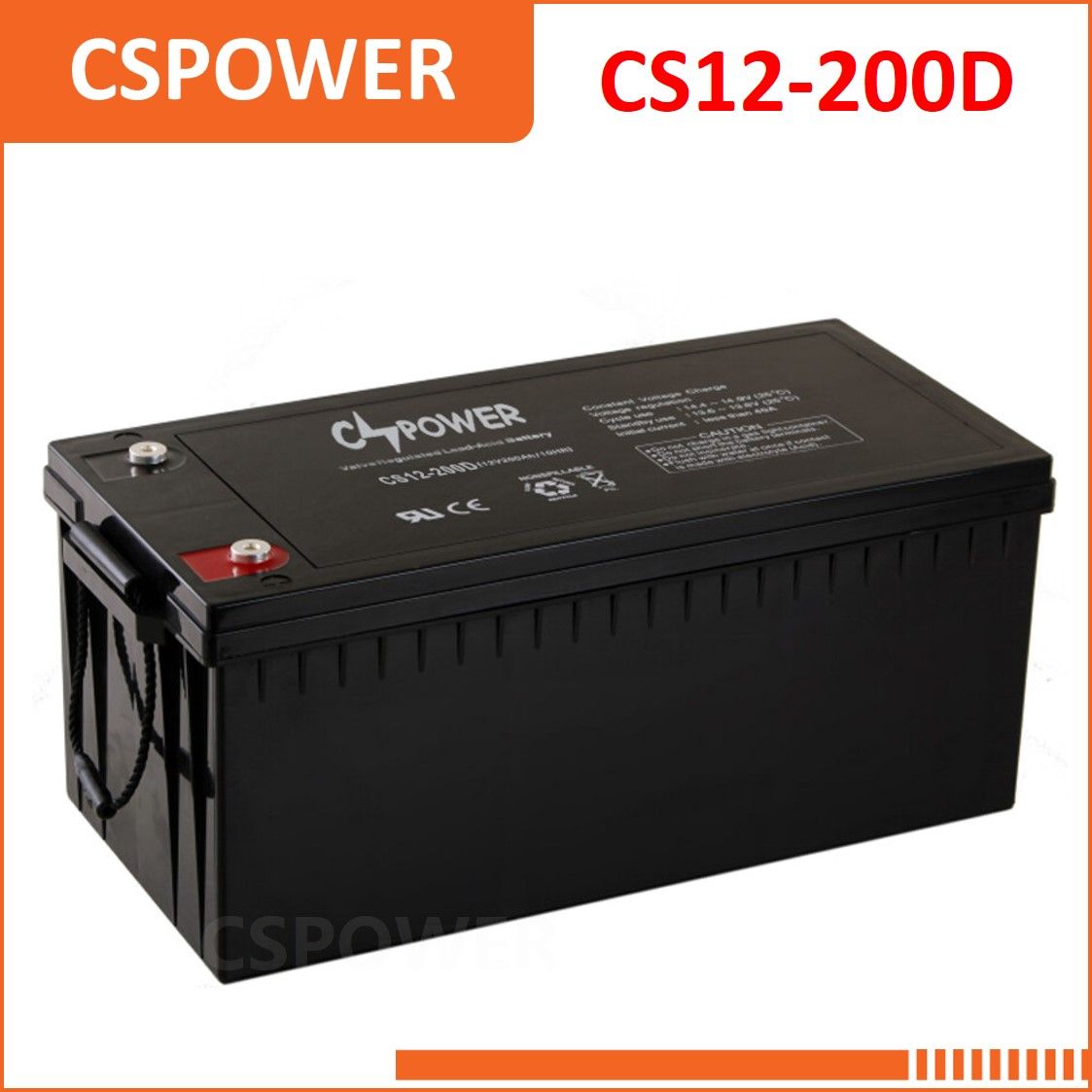 Good Quality 12V Battery Deep Cycle UPS Battery 12V200ah CS12-200d
