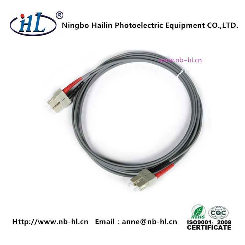 Duplex Sc/mm 3.0mm Fiber Optic Jumpers with Ceramic Ferrules