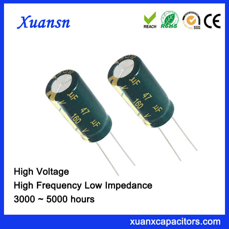 47UF 160V Capacitor Electrolytic High Voltage High Frequency