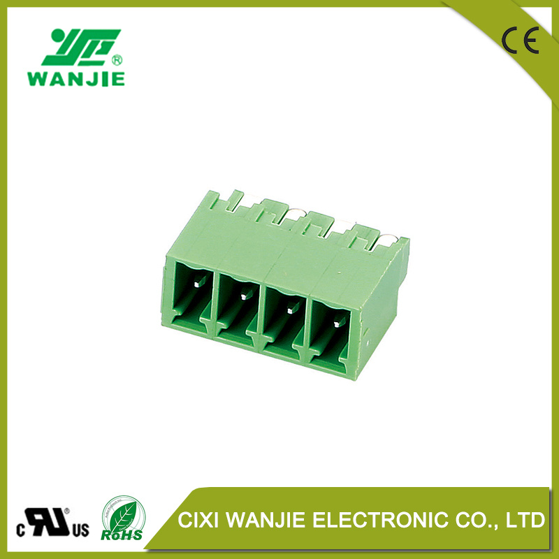 PCB Pluggable Terminal Block Male Female Connector with High Current High Voltage Wj15edgvf, Pitch 3.81mm