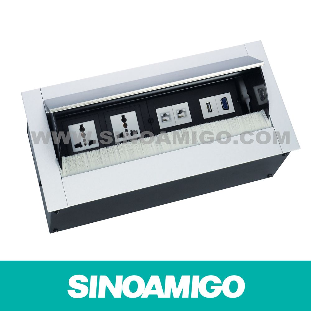 Furniture Wiring Conduict System Desk Top Socket