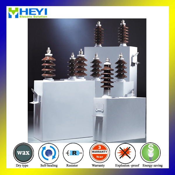 High Voltage Oil Capacitor for High Voltage Capacitor Bank Single Phase