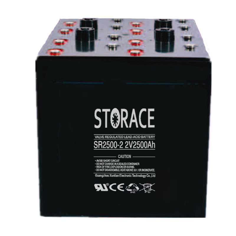 2V Accumulator Srd2500-2 Valve Regulated Lead Acid Battery 2V 2500ah