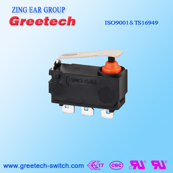 Subminiature Sealed Waterproof Micro Switch Used in Car and Toys