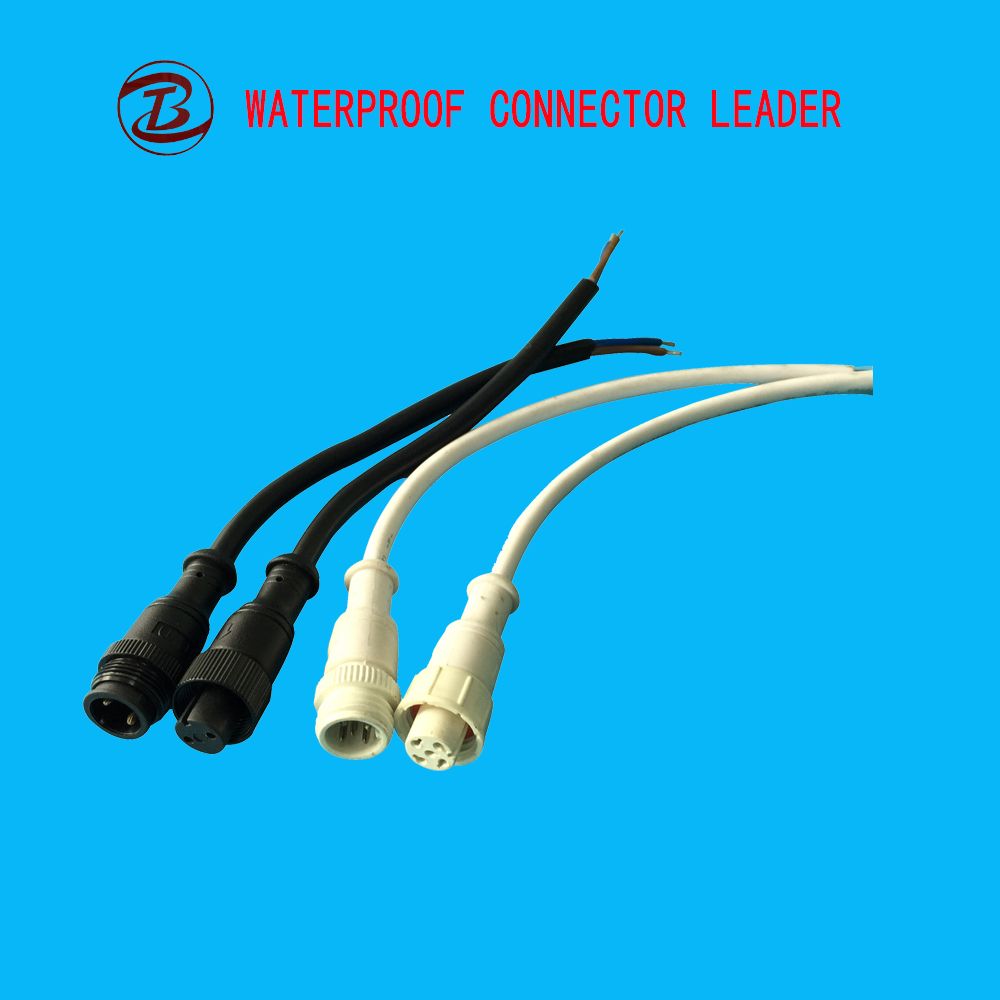 M12 2pins 3pins 4 Pins Waterproof Connector