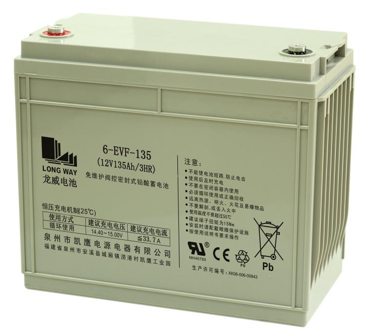 6-Evf-135 (12V135AH/3HR) Deep Cycle Battery