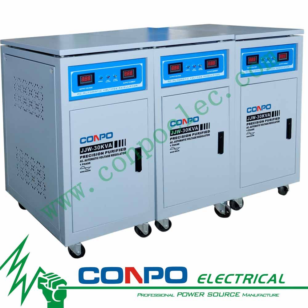 Jjw-30kVA Ferro-Resonant/Precision Purified/Contactless Voltage Stabilizer/Regulator