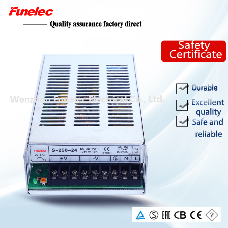 S-250-24V 10A LED Switching Power Supply