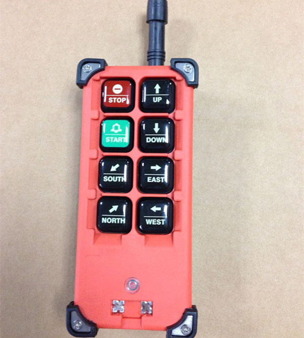 6 Push Buttons Industrial Wireless Radio Crane Remote Control for Crane