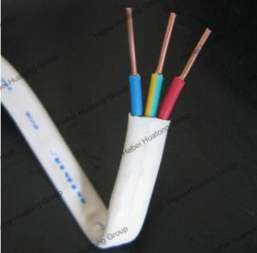 3 Core 2.5mm PVC Insulated PVC Sheathed Flat Wire Cable