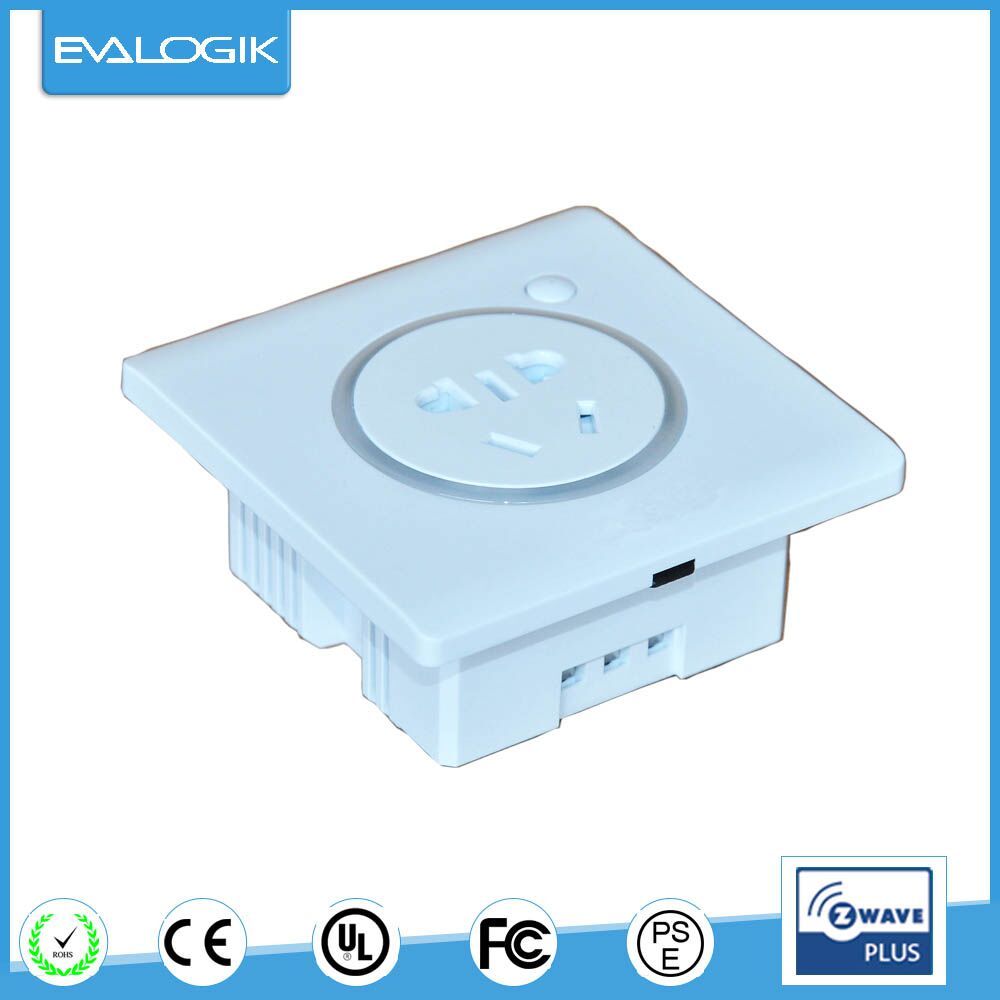 Z-Wave OEM Wall Switched Socket EU Standard Electrical Switch with Ce (ZW691)