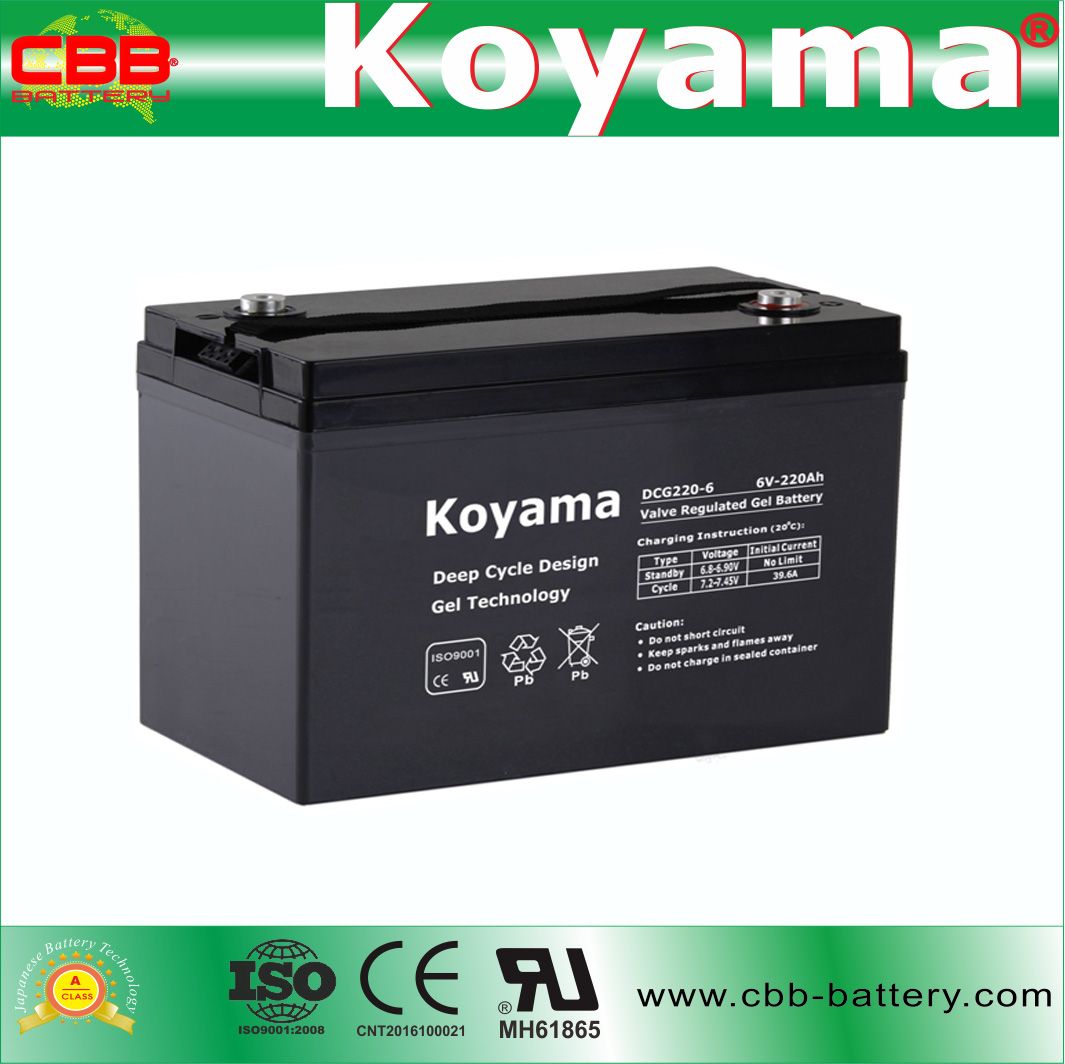Dcg220-6 Deep Cycle Gel Battery