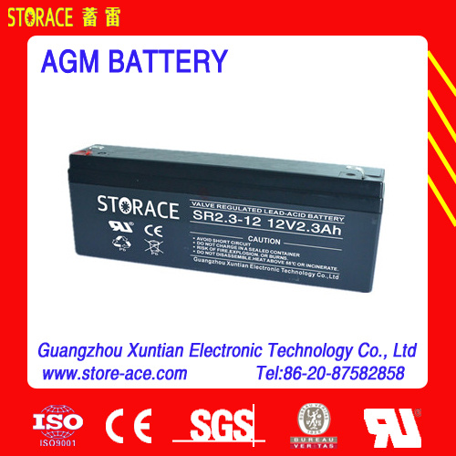 AGM Batteries 12volt 2.3ah, CE Certificate