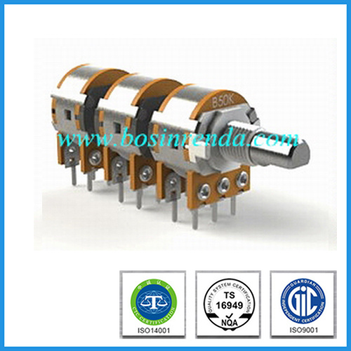 Four Gang Rotary Potentiometers for DVD Amplifier