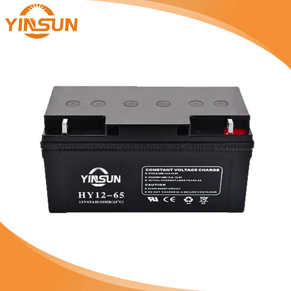 12V 65ah Sealed Lead Acid Battery Solar Battery for System