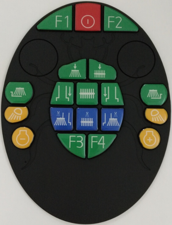 Silicone Rubber Keymat Membrane Switch for PCB Circuit