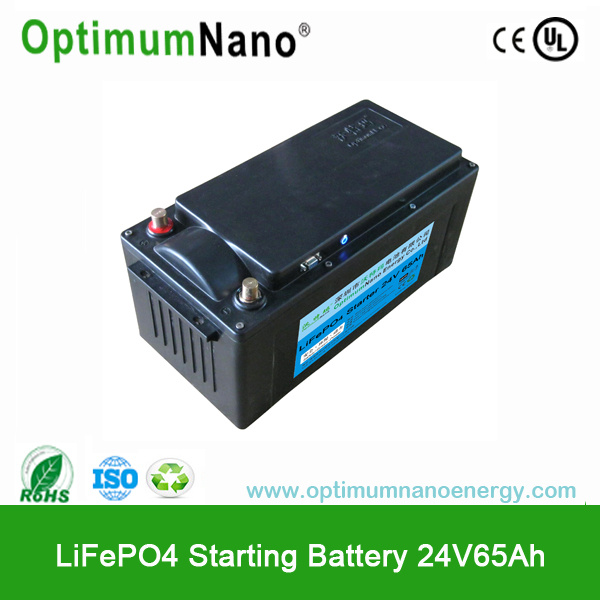 Excellent Starting Performance 24V Lithium Battery for Car