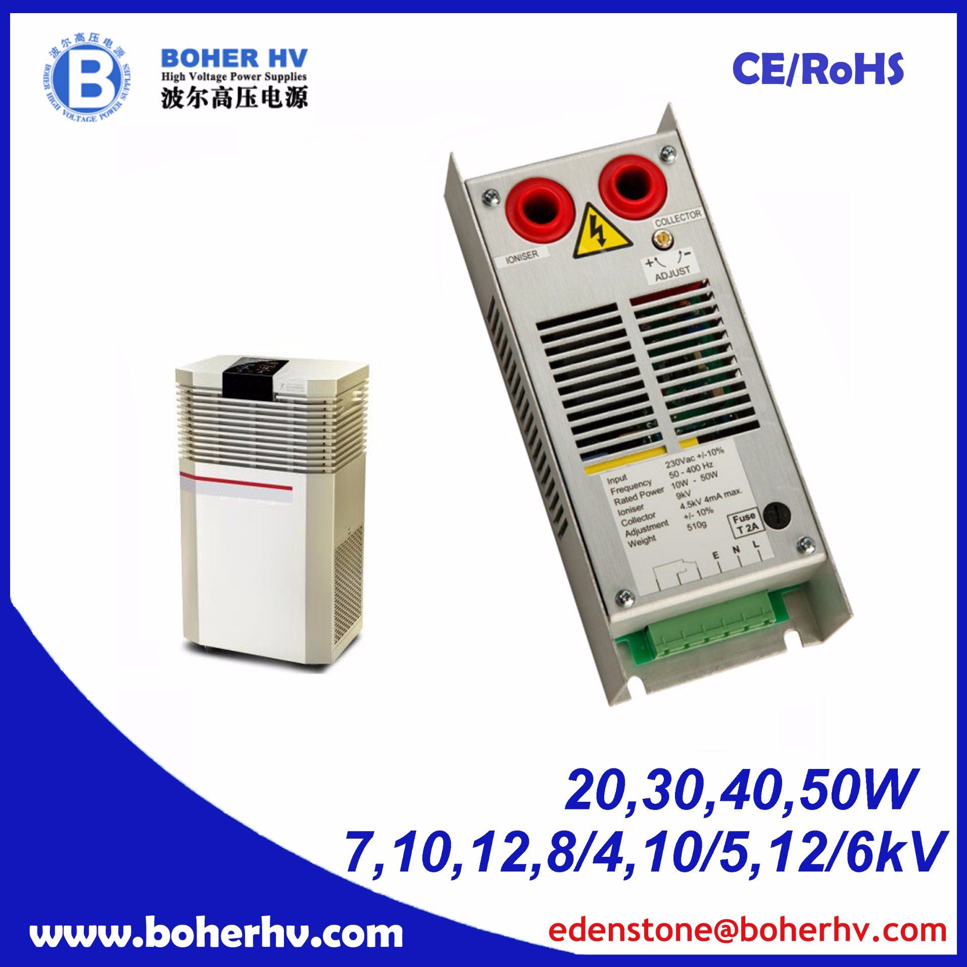 High Voltage Ventilation Purification Power Supplies with UK technology CF01A