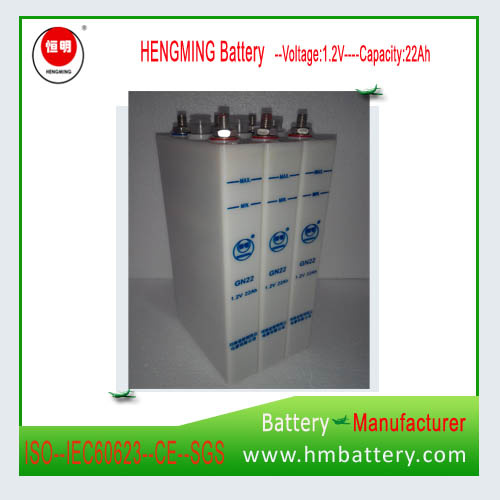 1.2V 20ah Ni-CD Battery for UPS