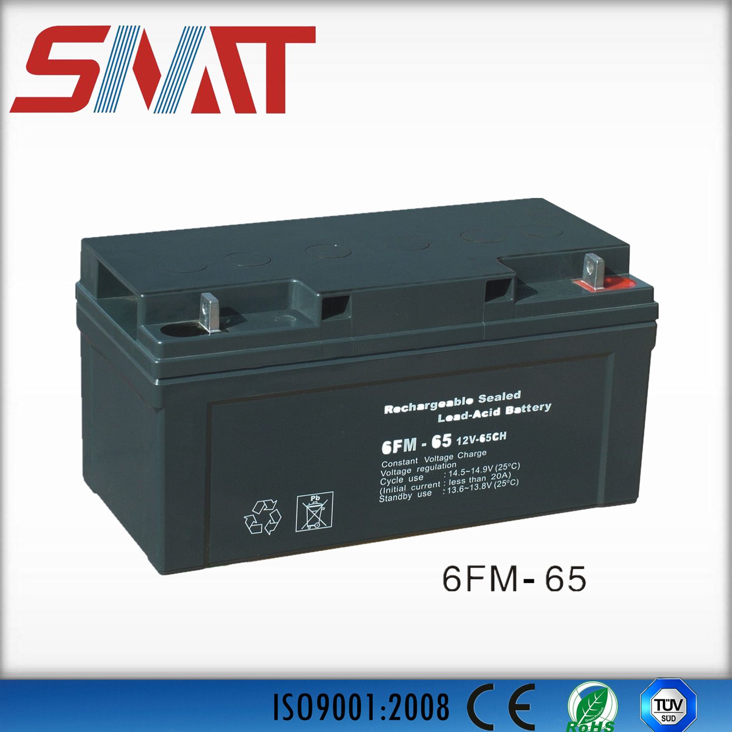 65ah 12V Lead-Acid Battery for Solar System