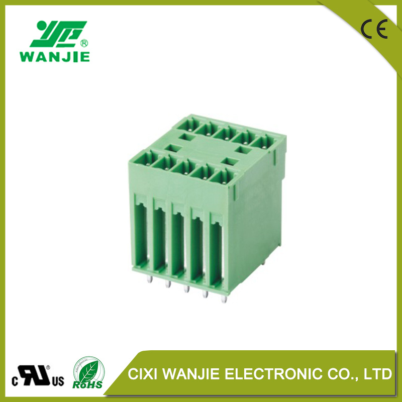 PCB Terminal Block Pluggable Connector with High Current High Voltage Wj15edgvh/Rh, Pitch 3.5/3.81mm