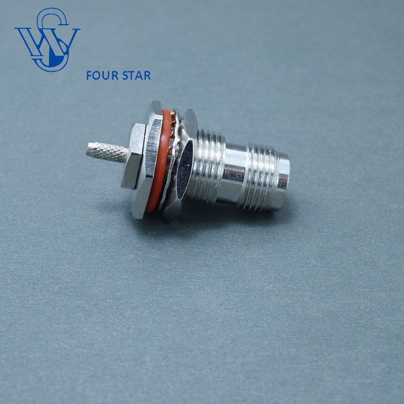 Female Jack Bulkhead Crimp RF TNC Connector for Rg316 Cable