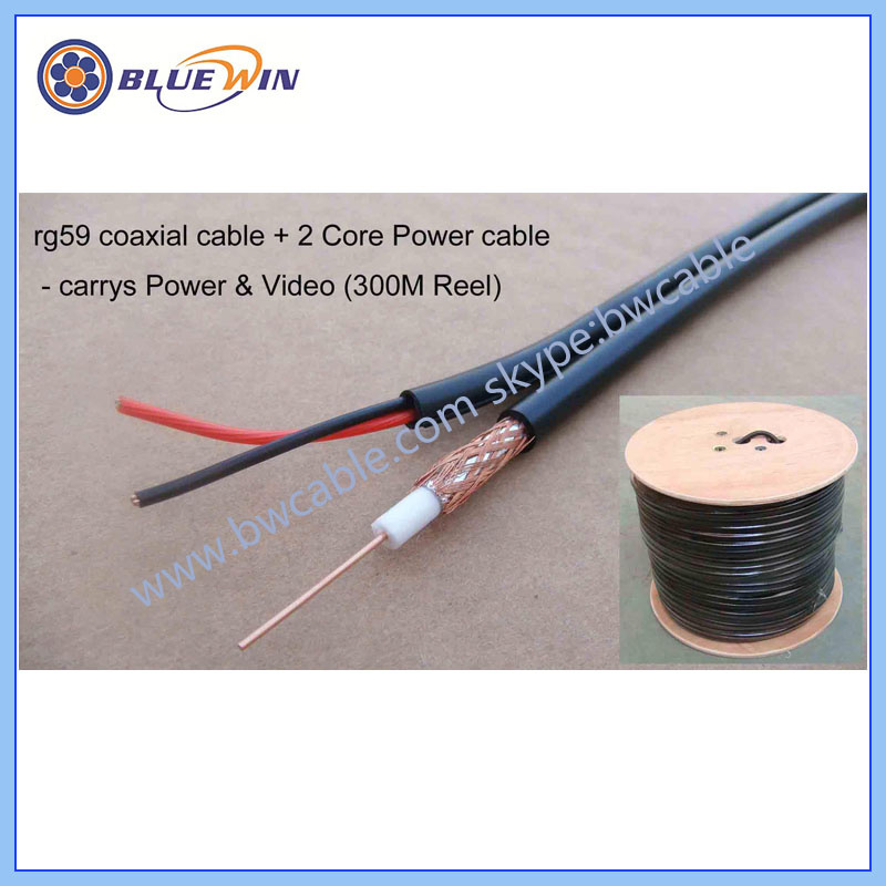 CCTV Cable Composite Cable Rg59+2c Power
