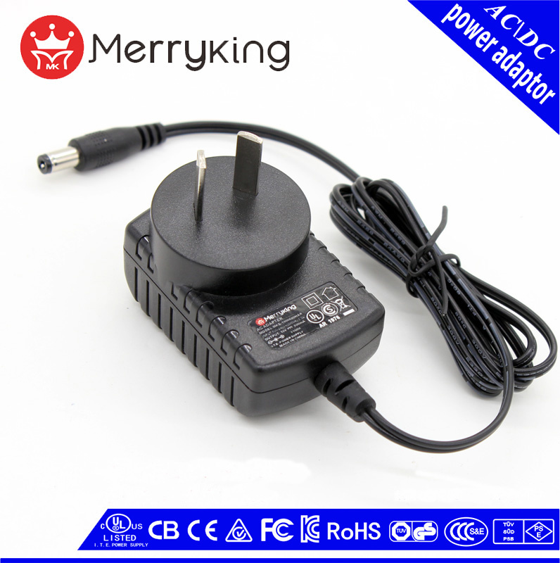 S-MARK Approved 24V 600mA Wall Mount Argentina Plug Power Adapter