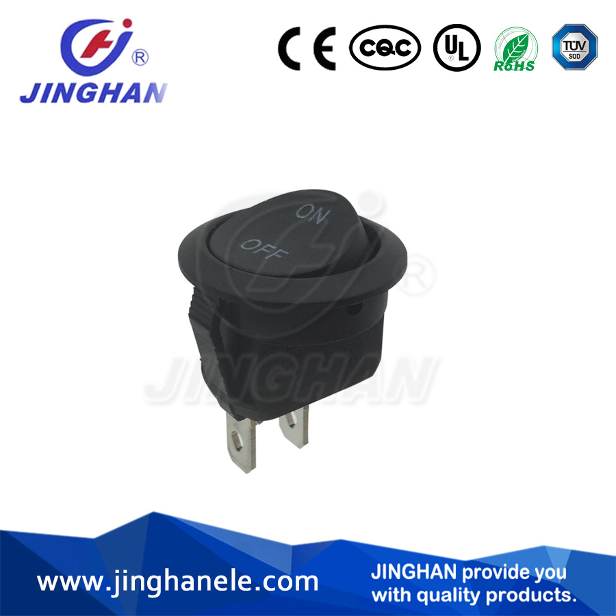 Mini Round Rocker Switch 2 Pin on-off Switch Dia: 20mm