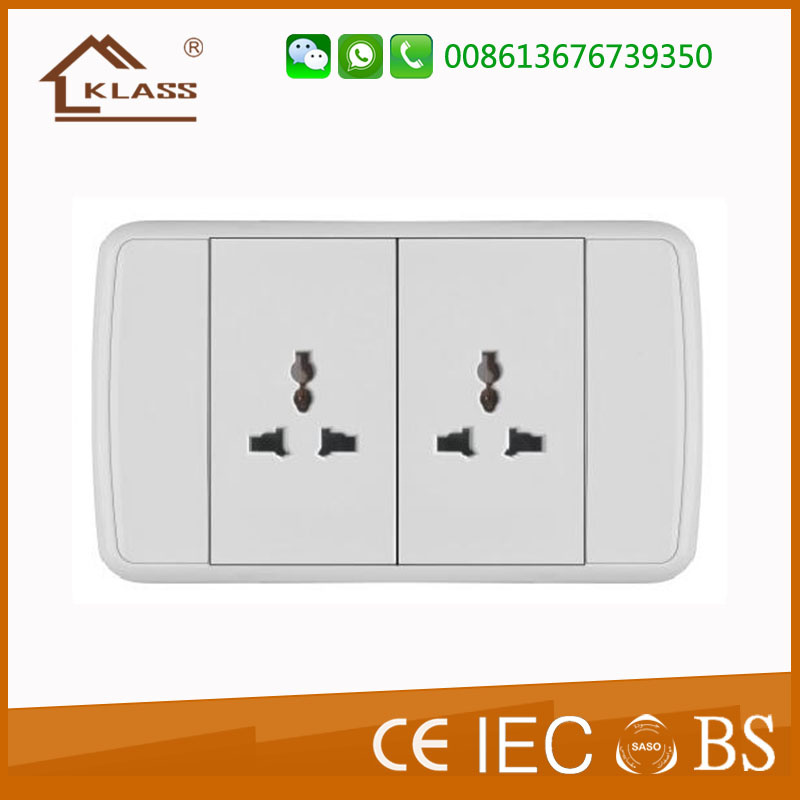 PC Material 16A Double Mf Universal Socket for Any Plug