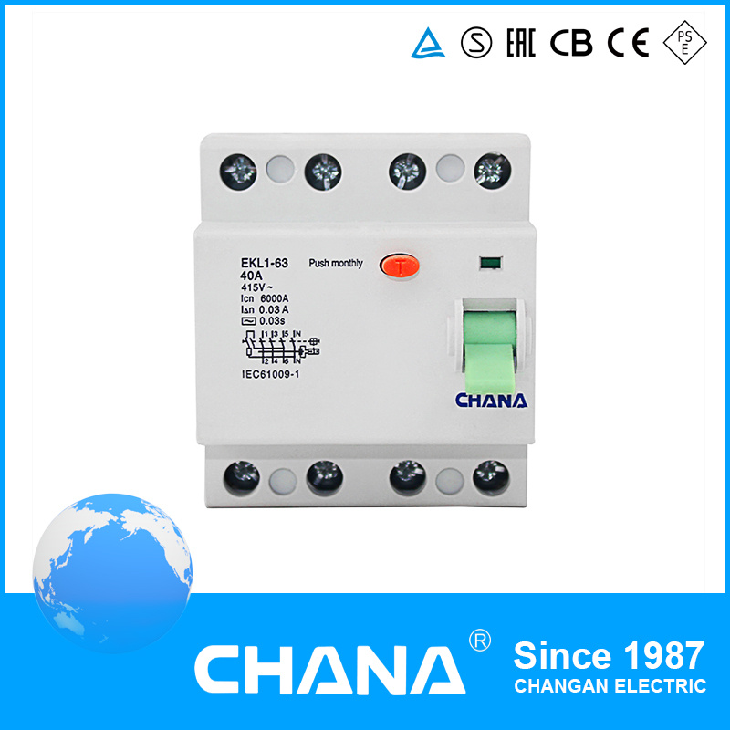 IEC CE and RoHS Approved RCCB