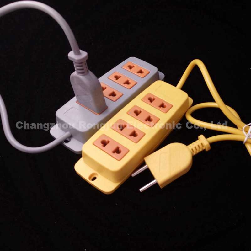 PVC Material 4 Line Socket Round Flat Pins (SO-005)