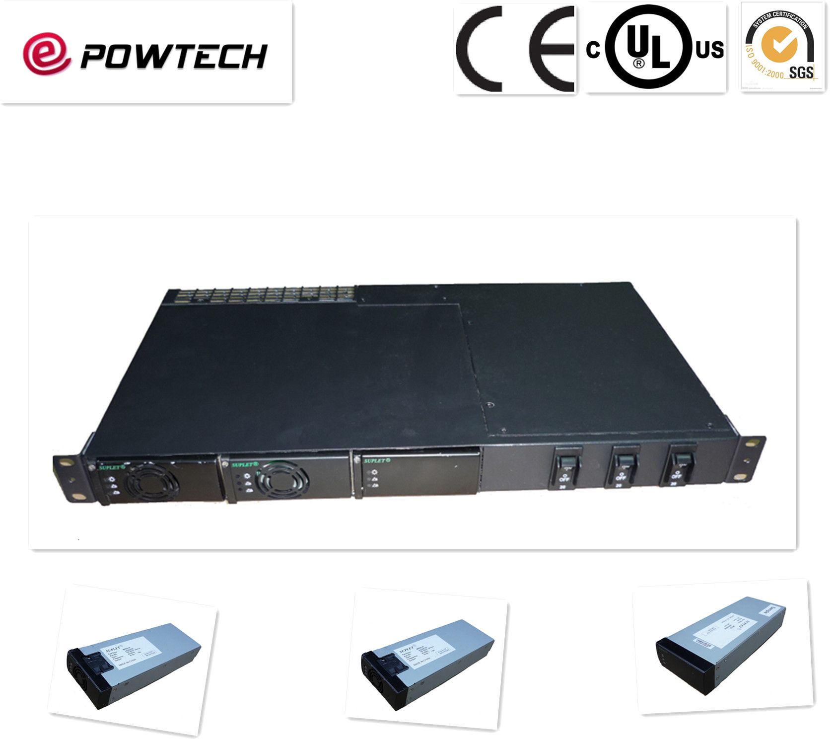 48VDC Telecom Rectifier (CE, SGS, ISO certified)