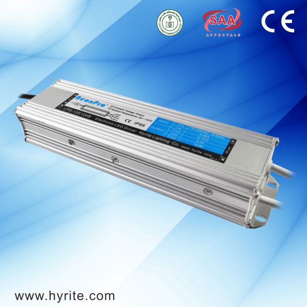 100W Waterproof LED Drivers for Strips with SAA