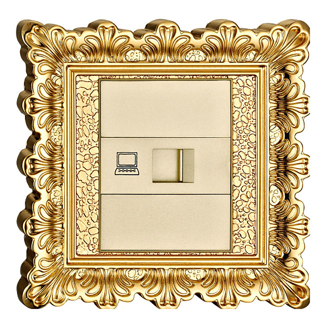 Brass Wall Data Socket / Broadband Socket / Wb Socket