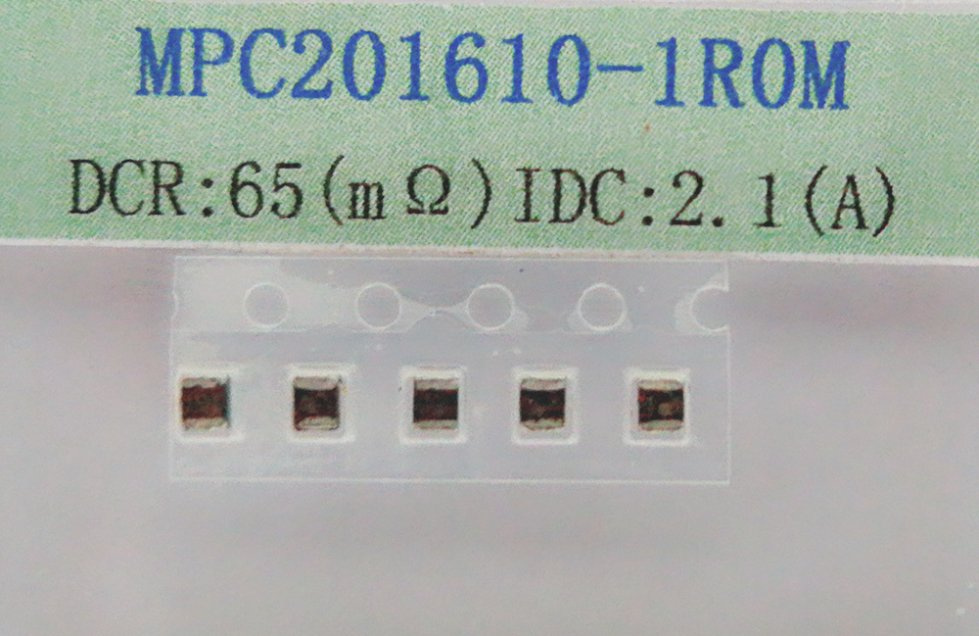 Molding Power Inductor 1.0uh 20%, IDC~ 2.1AMP, Dcr~ 0.065ohm