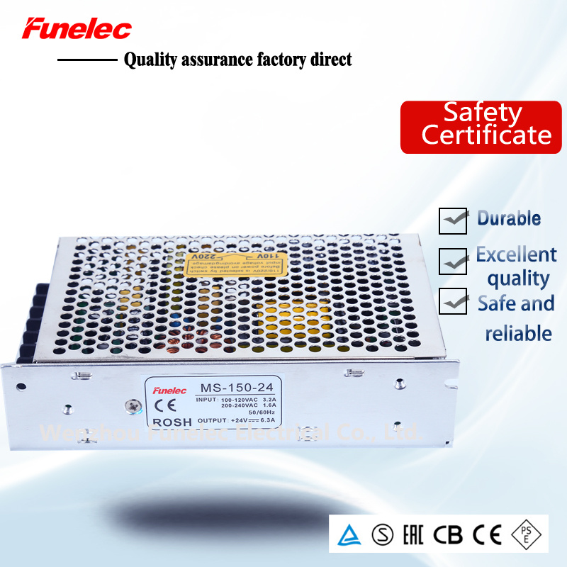 Ms-150-24 150W Power Supply 6.5A 24V DC SMPS