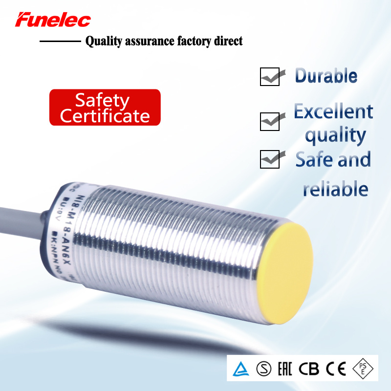 M18 IP67 Waterproof Stainless Ce Normally Close Embedded Proximity Sensor