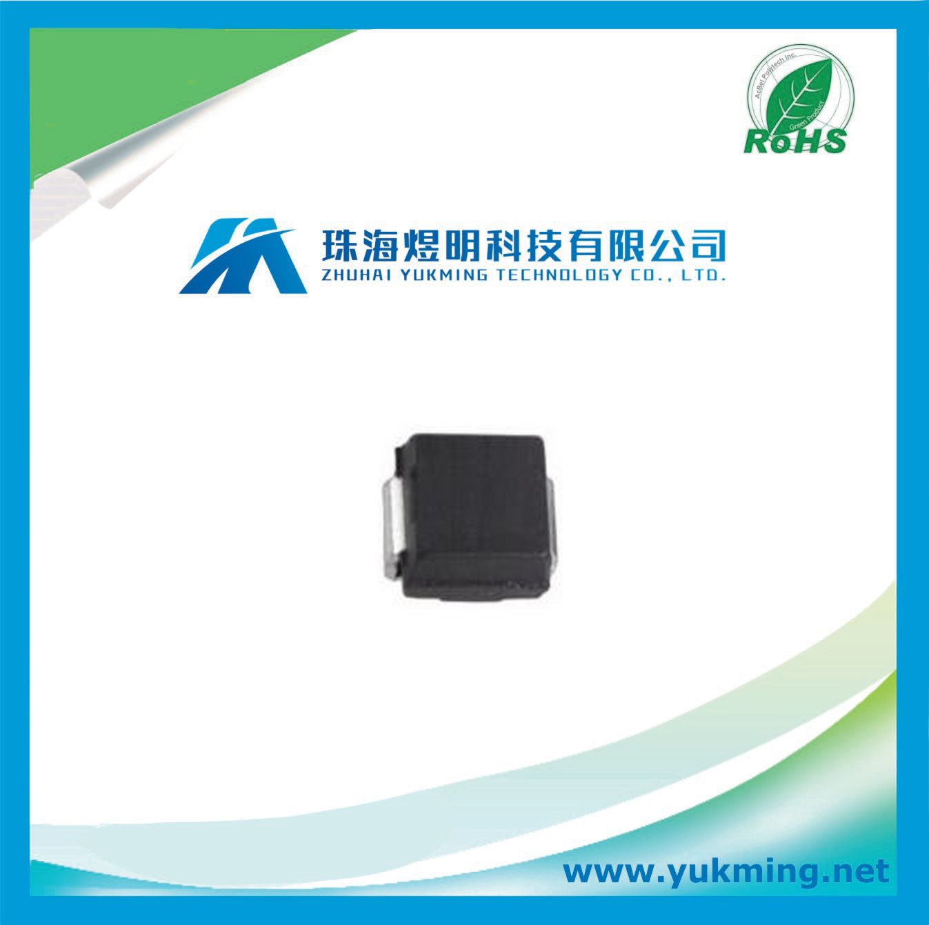 Electronic Component Plastic Surface Mount Zener Voltage Regulator Diode