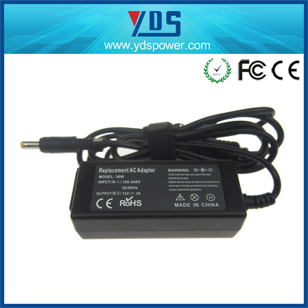Factory Price 12V 3A AC DC Replacement Laptop Power Adapter