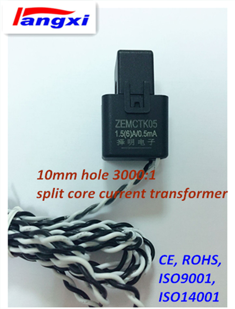 3000: 1 10mm Hole 0.5class Split Core Current Sensor