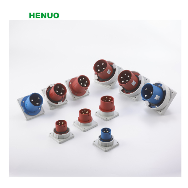 Standard Grounding 32 AMP Industrial Plug Socket 220V 16A