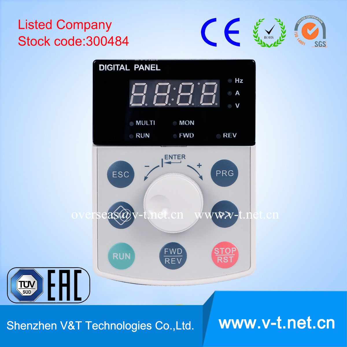 Variable Frequency Drives for Spindle Open Loop Control (V5-H-Z9)
