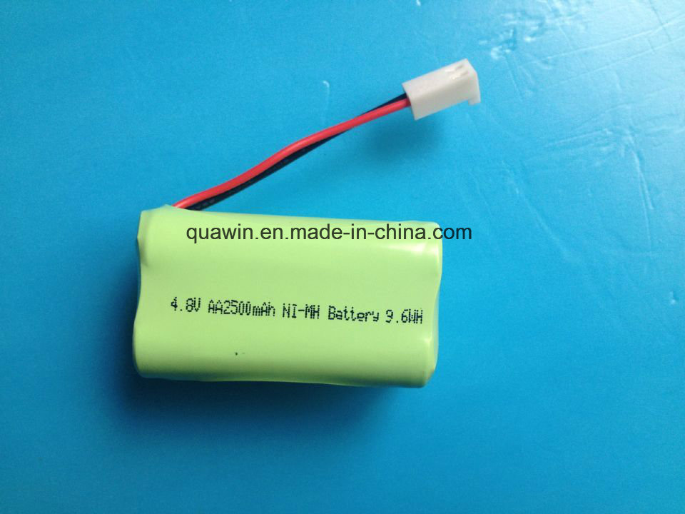 NiMH Rechargeable Battery Pack 4.8V AA (2500mAh)