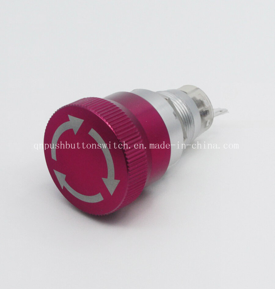 19mm Waterproof Arrow Symbol Emergency Stop Switch